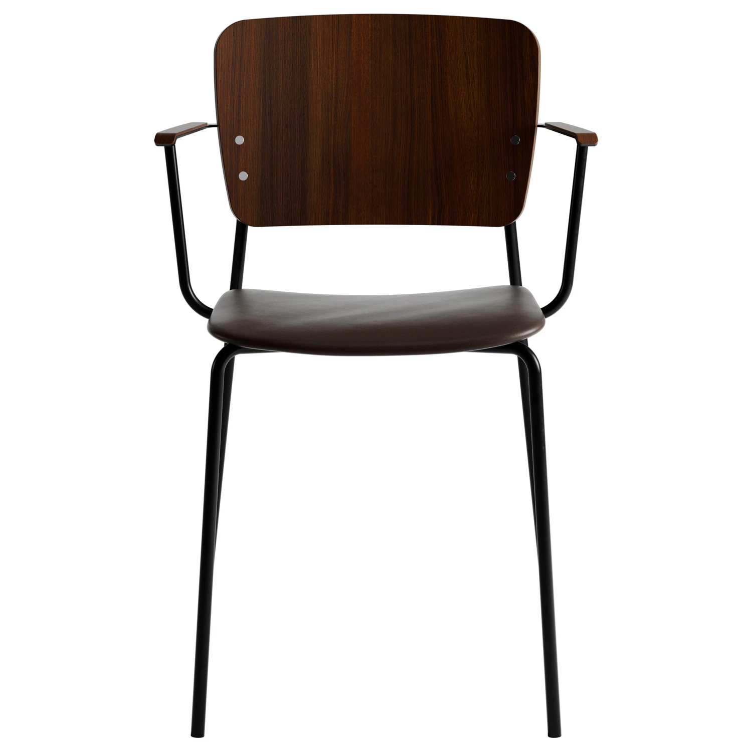 Fogia Mono Karmstol Svart Metallram R&ouml;kt Ek/elmosoft 93099 - Stolar R&ouml;kt Ek - P-0000089942