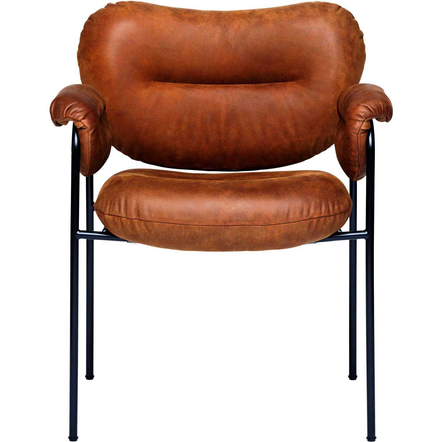 Fogia Bollo Stol Svarta Ben / Skinn Vintage Rangers - F&aring;t&ouml;ljer L&auml;der Vintage Rangers - P-0000192360