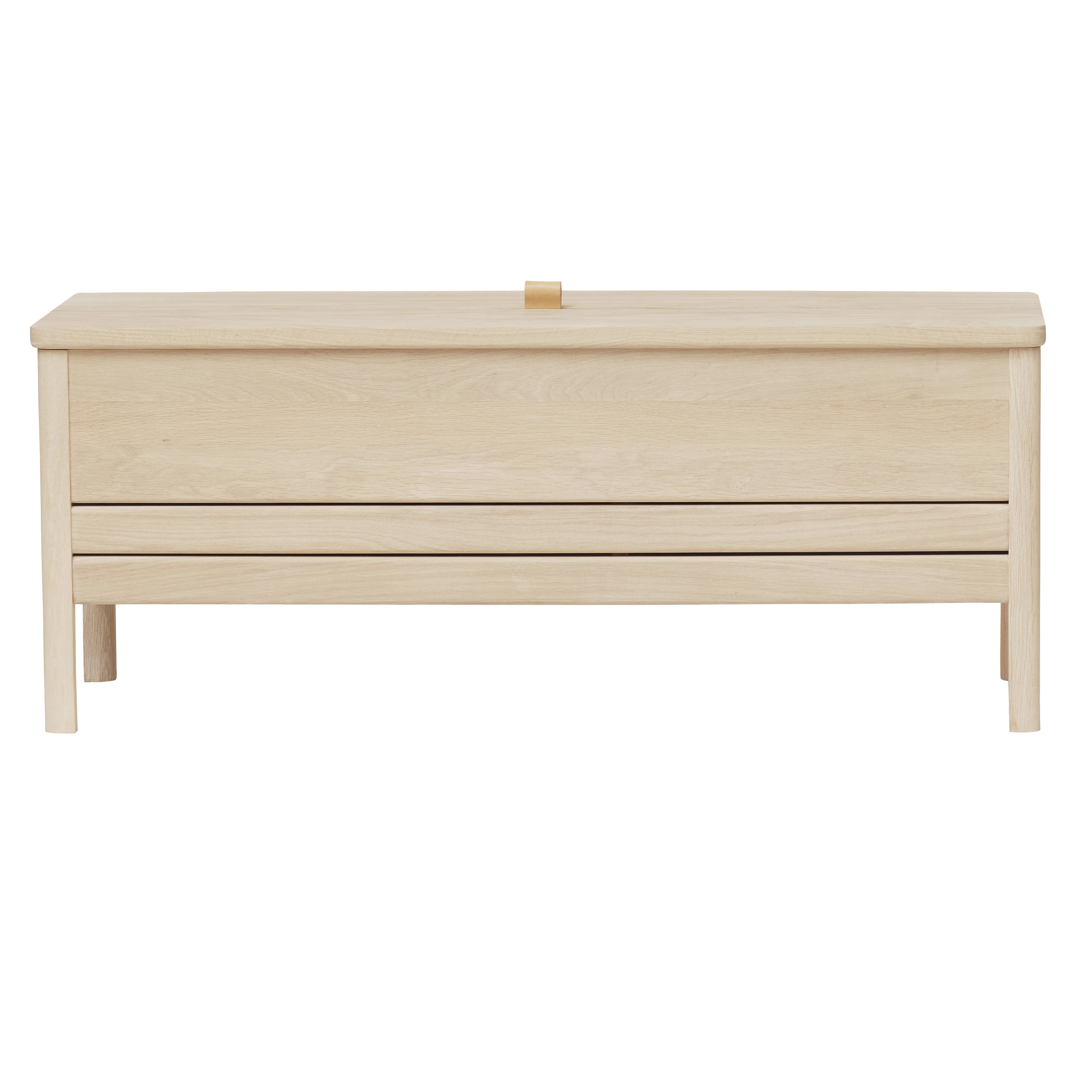 Form & Refine A Line F&ouml;rvaringsb&auml;nk 111 Cm Vit - B&auml;nkar Ek Vit Ek - 2137