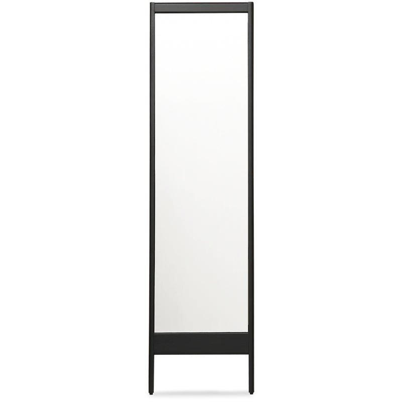 A Line Spegel 52x195 cm, Svart Ek