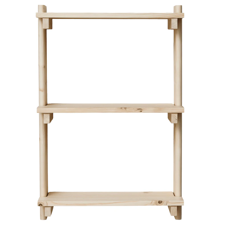 Beam Hylla 3 Hyllplan, Furu