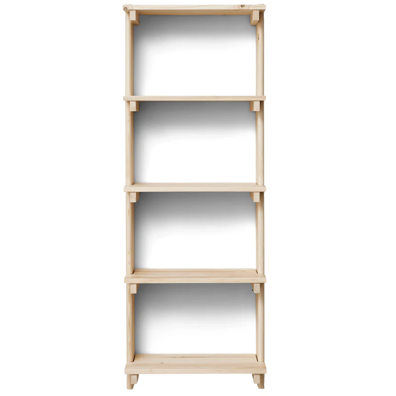 Beam Hylla 5 Hyllplan, Furu
