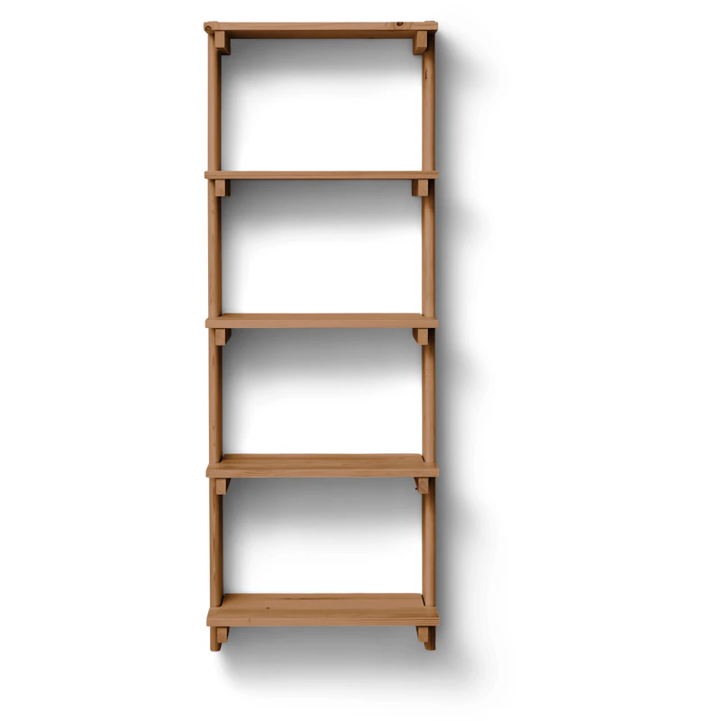 Beam Hylla 5 Hyllplan, Deep Brown