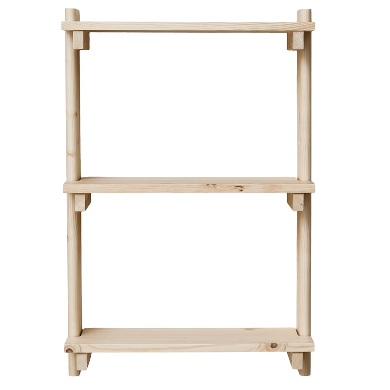 Beam Hylla 3 Hyllplan, Furu