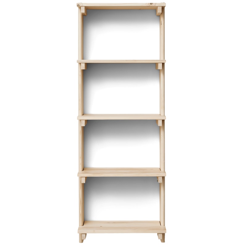 Beam Hylla 5 Hyllplan, Furu