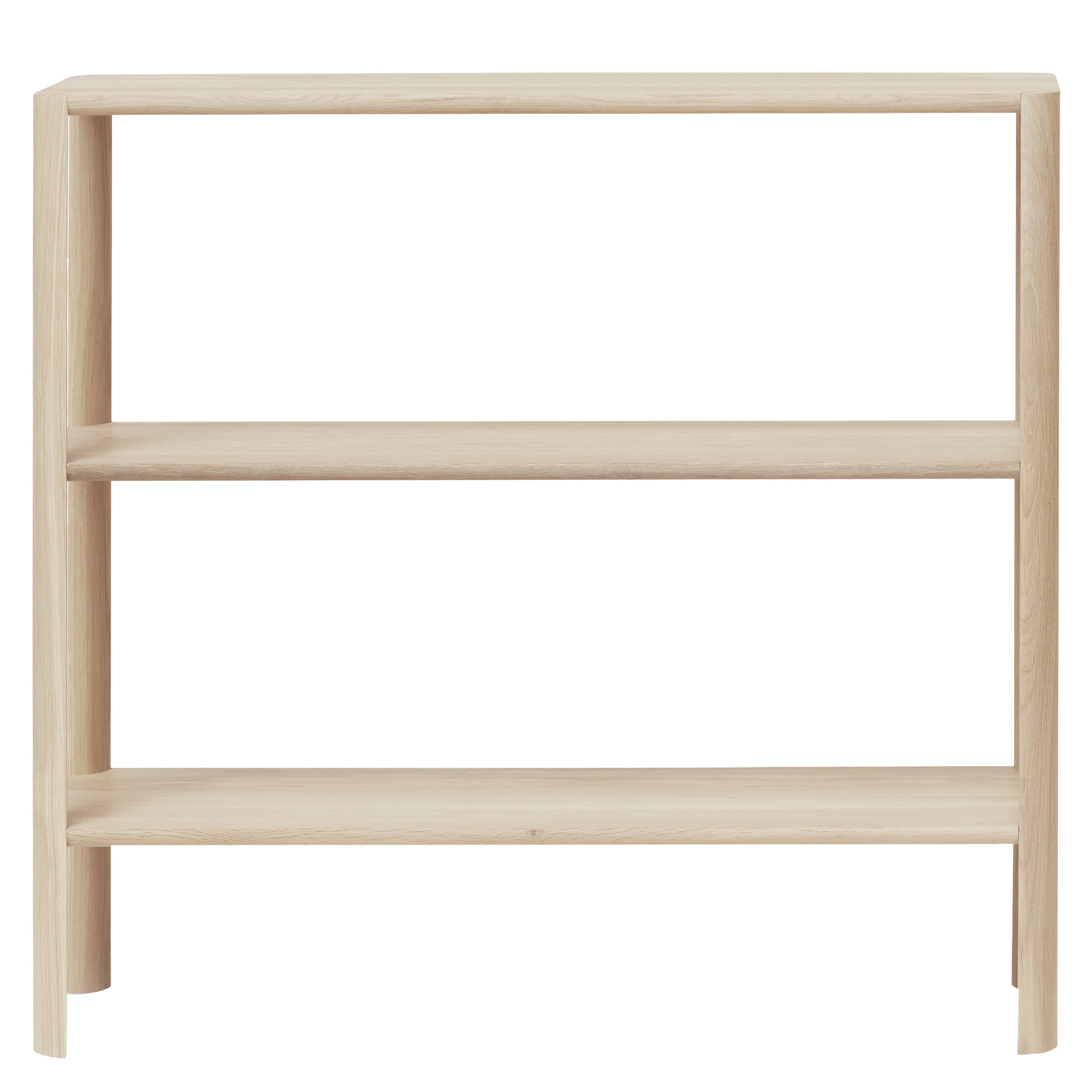 Form & Refine Leaf Hylla 1x3 Vitoljad - Sidobord & Avlastningsbord Ek Vit Ek - 1243