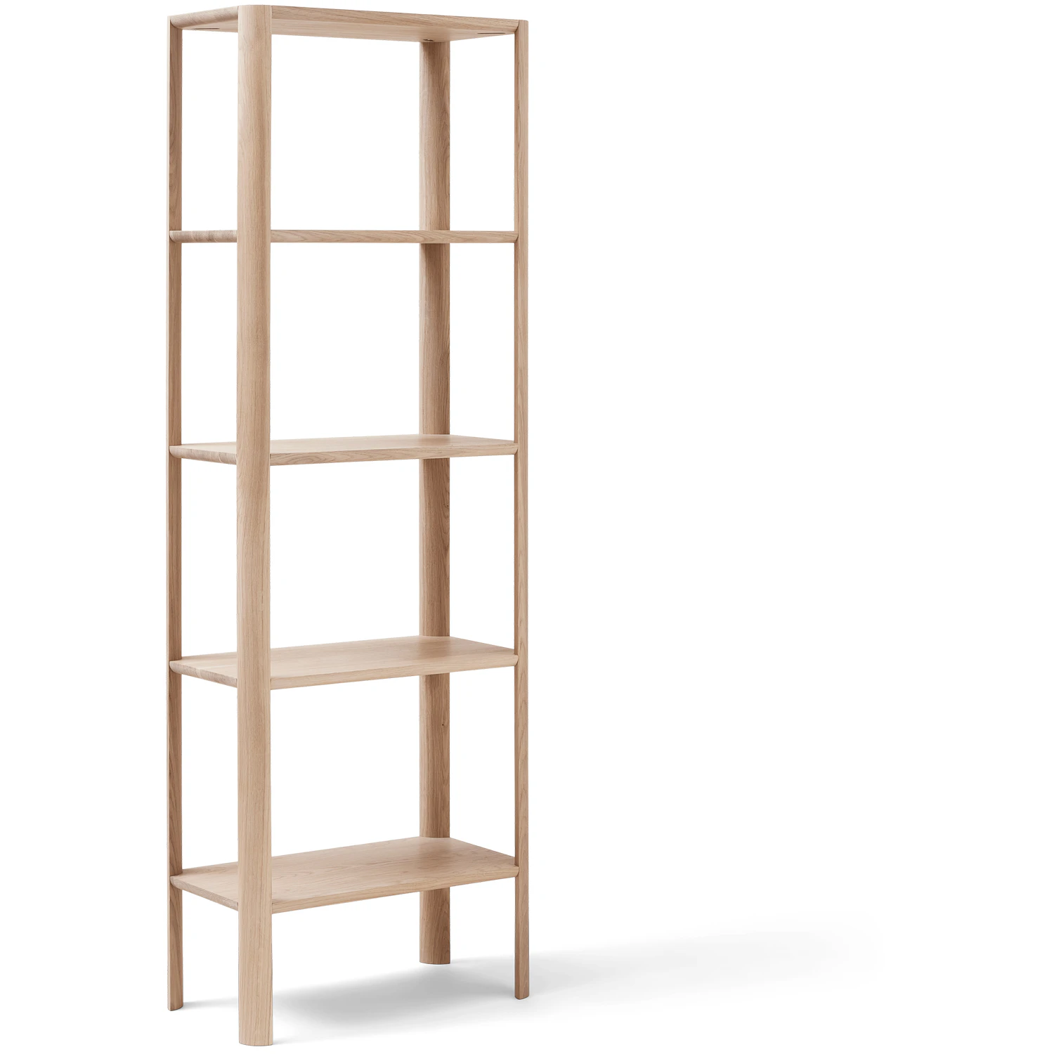 Form & Refine Leaf Hylla 0,5x5 Vitoljad - Sidobord & Avlastningsbord Ek Vit Ek - 1236