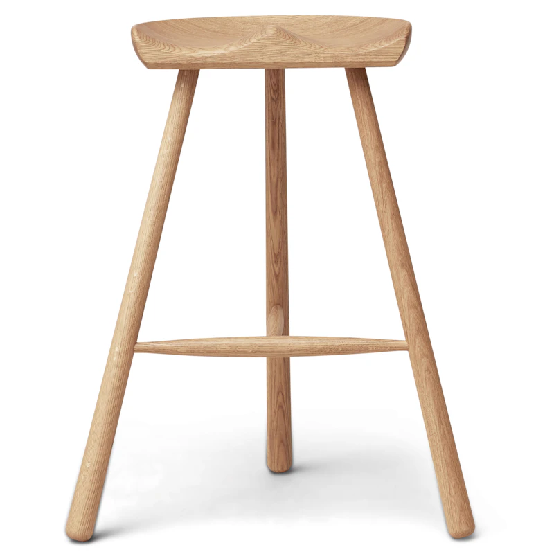 Shoemaker No. 68 Barpall 65 cm, Vitoljad Ek