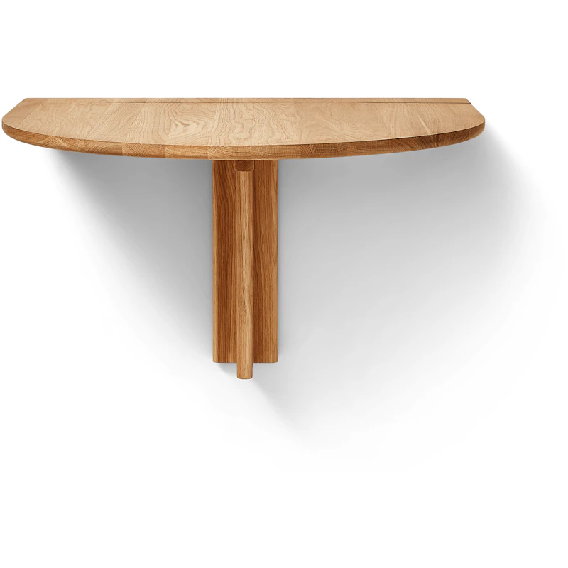 Trefoil Fällbart Väggbord, Ek