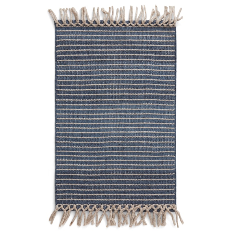 Bold Fringe Matta 60x90 cm, Dusty Blue