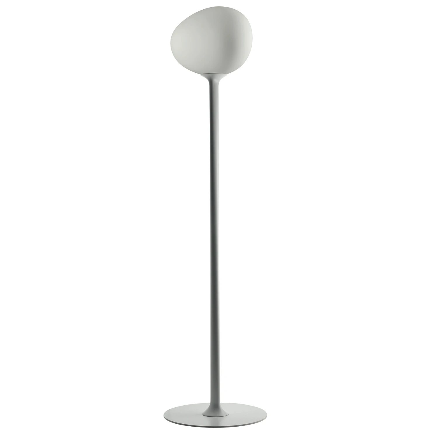 Foscarini Gregg Media Golvlampa E27 Graphite/white - Golvlampor Munblåst Glas Vit - FN168003EN_10