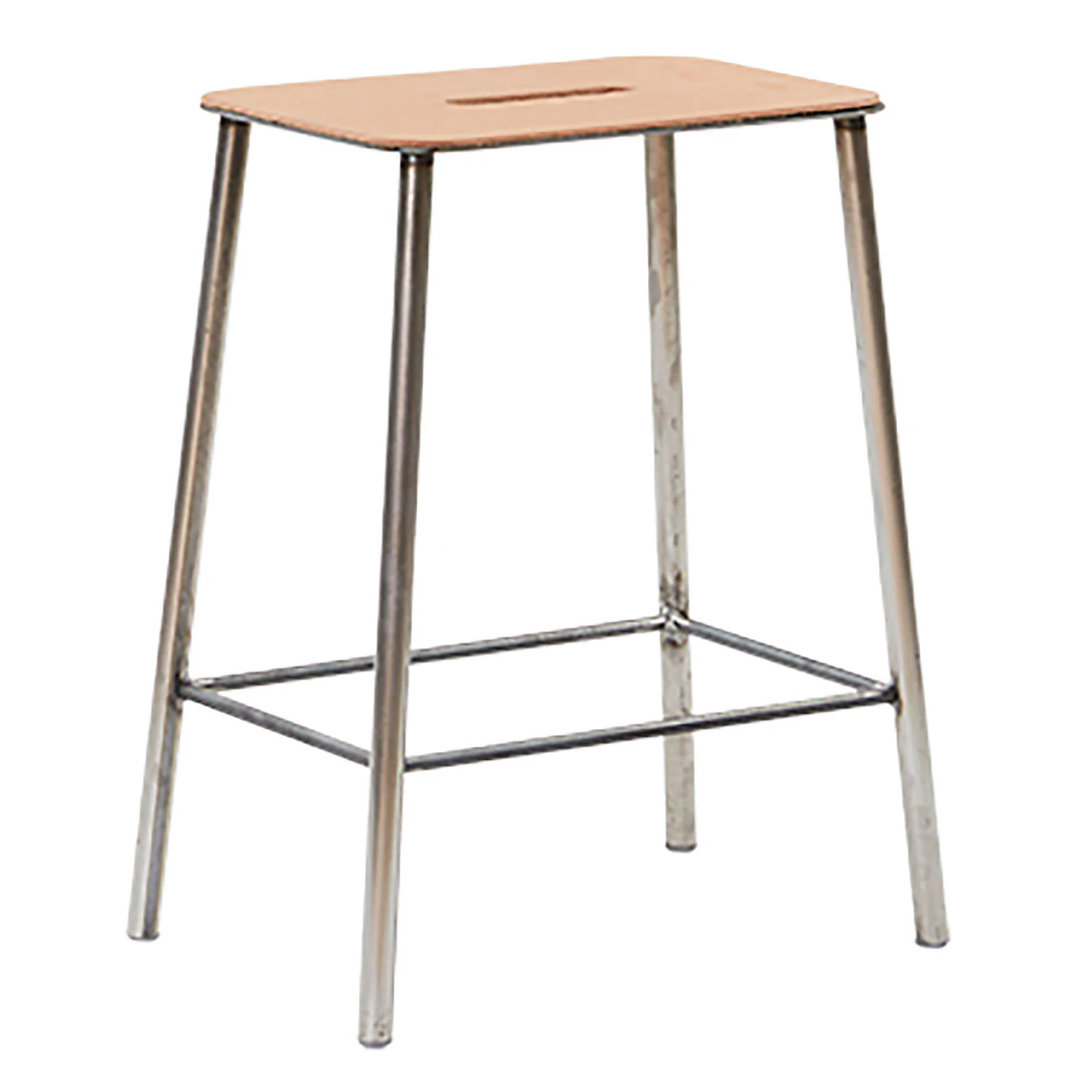 Frama Adam Stool Pall 50 Cm L&auml;der/ - Barstolar St&aring;l Natur - 6080