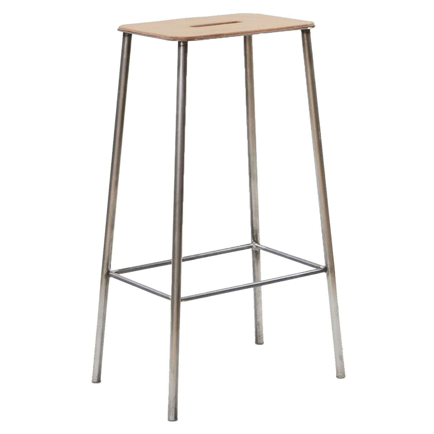 Frama Adam Stool Barstol 76 Cm L&auml;der/ - Barstolar St&aring;l Natur - 6082