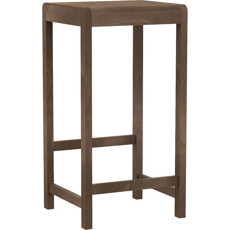 01 Pall H76 cm, Mörkbrun