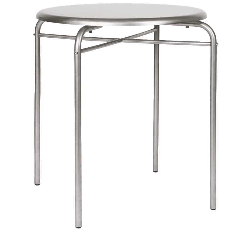 Petit Rond Bord Rostfritt Stål, Ø65 cm