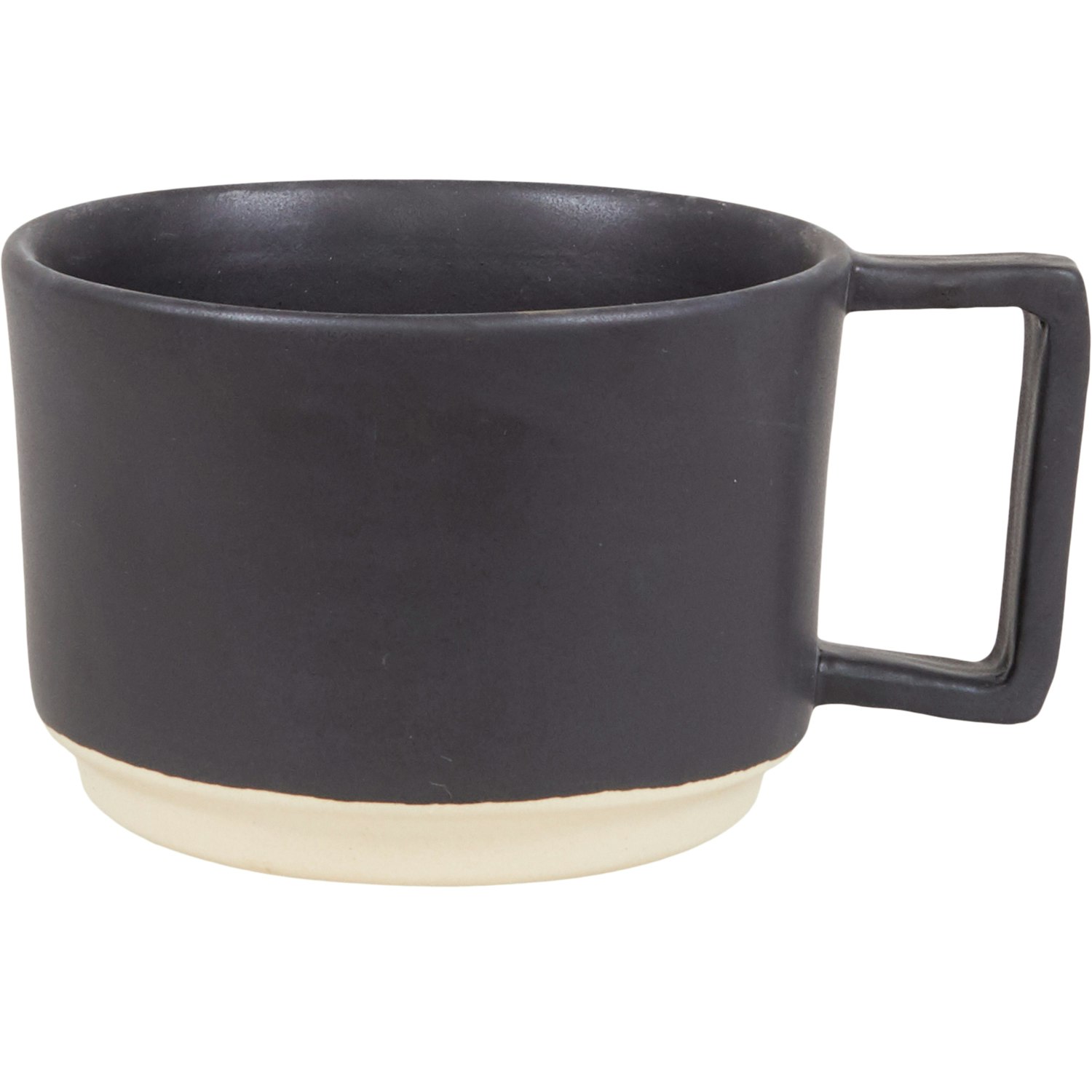 Frama Otto Mugg Med &Ouml;ra Svart - Kaffekoppar Stengods Svart - 5490
