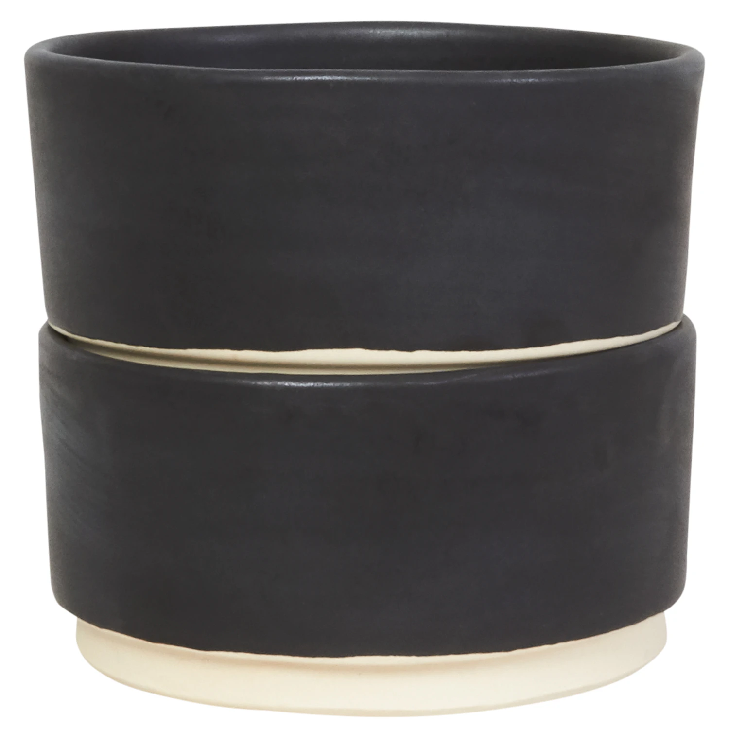 Frama Otto Sk&aring;lar 2-pack &Oslash;12,5 Cm Svart - Dessertsk&aring;lar Stengods Svart - 5003