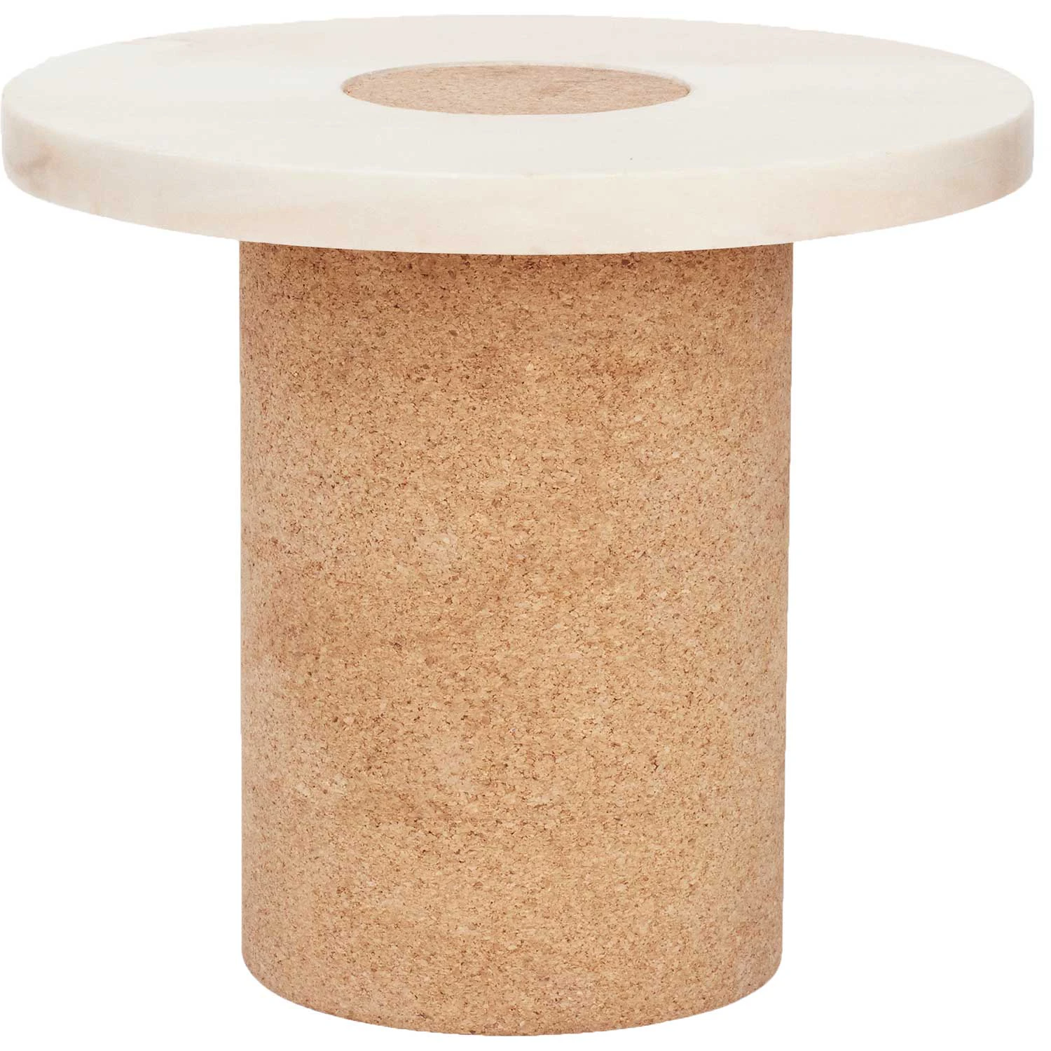 Frama Sintra Bord Vit Marmor &Oslash; 39 Cm - Soffbord Vit - 4082