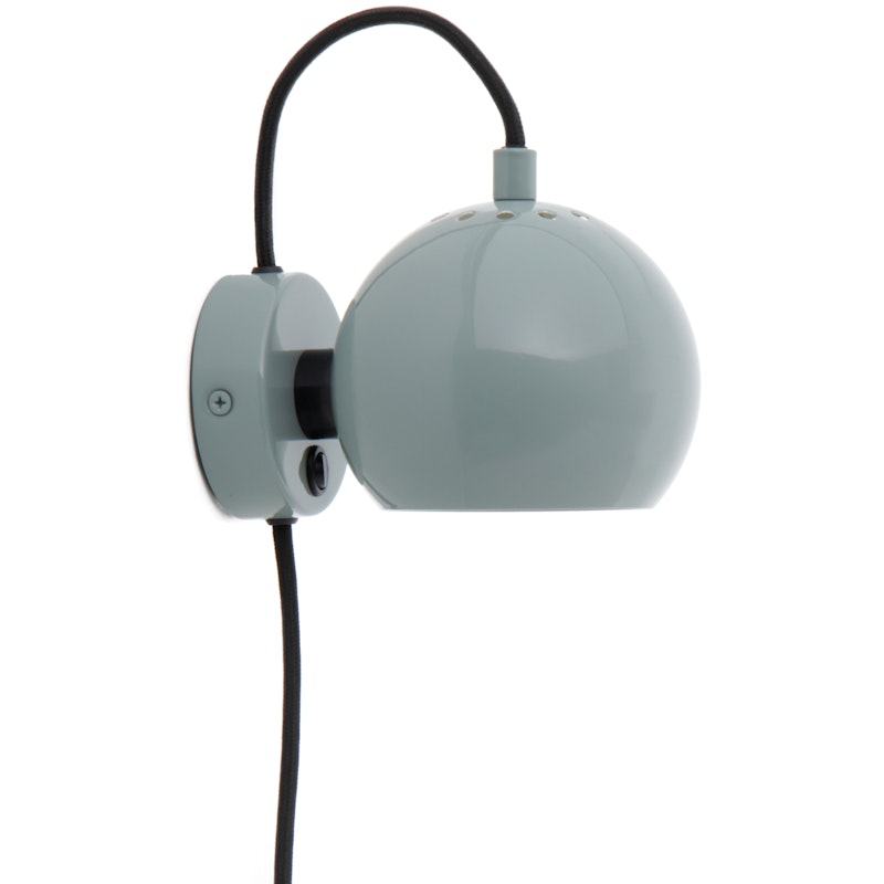 Ball Magnet Vägglampa, Glossy Mint