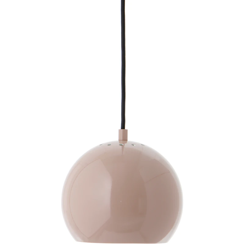 Ball Pendel 18 cm, Glossy Nude
