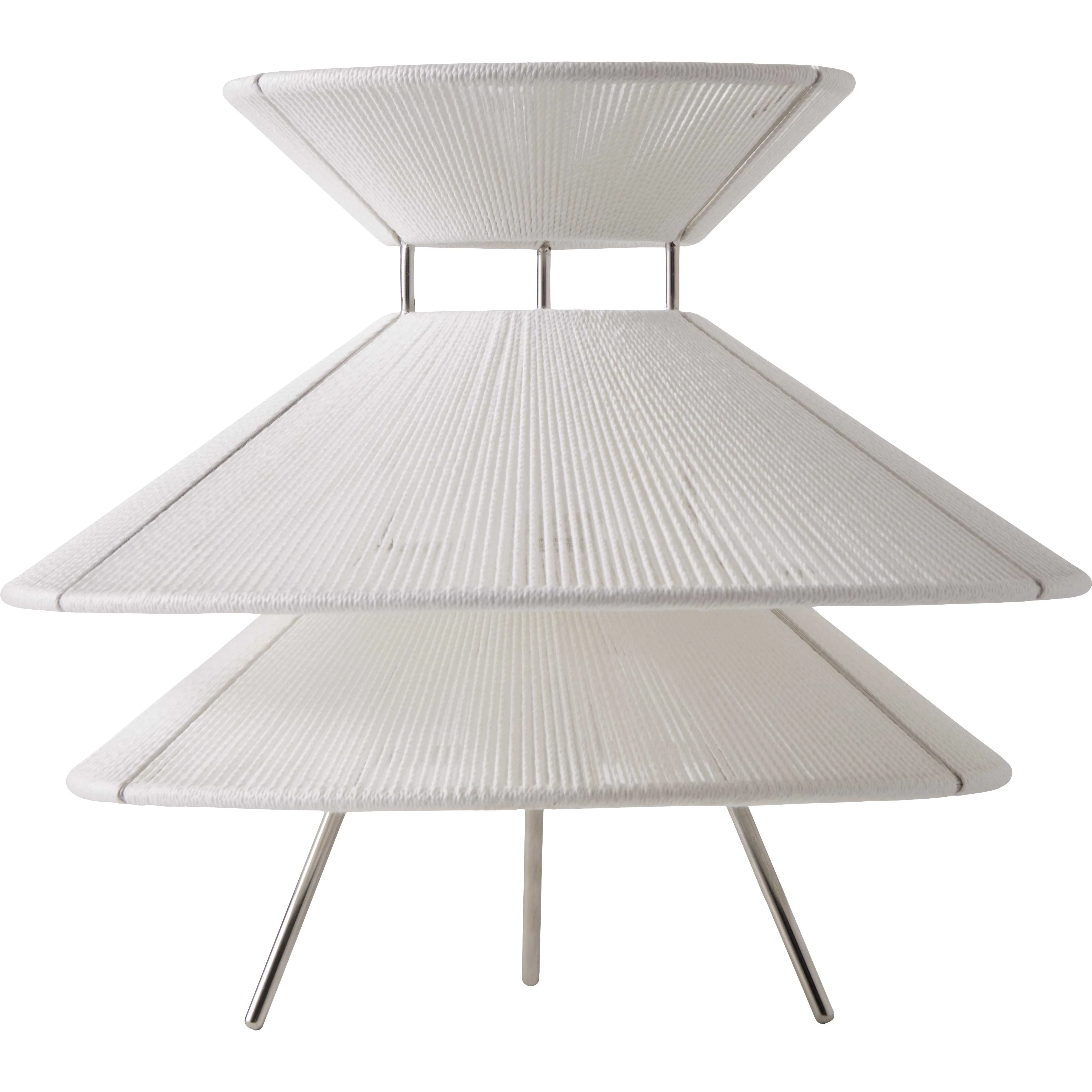 Frandsen Kiku Bordslampa 35,5 Cm Vit - Bordslampor Rostfritt Stål Vit - 138846