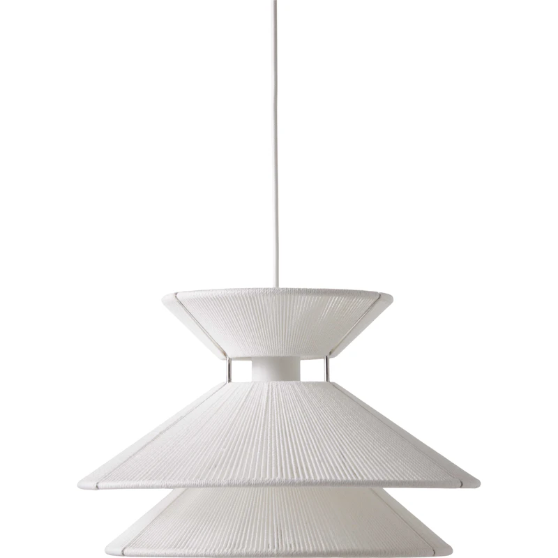 Kiku Pendel 35,5 cm, Vit