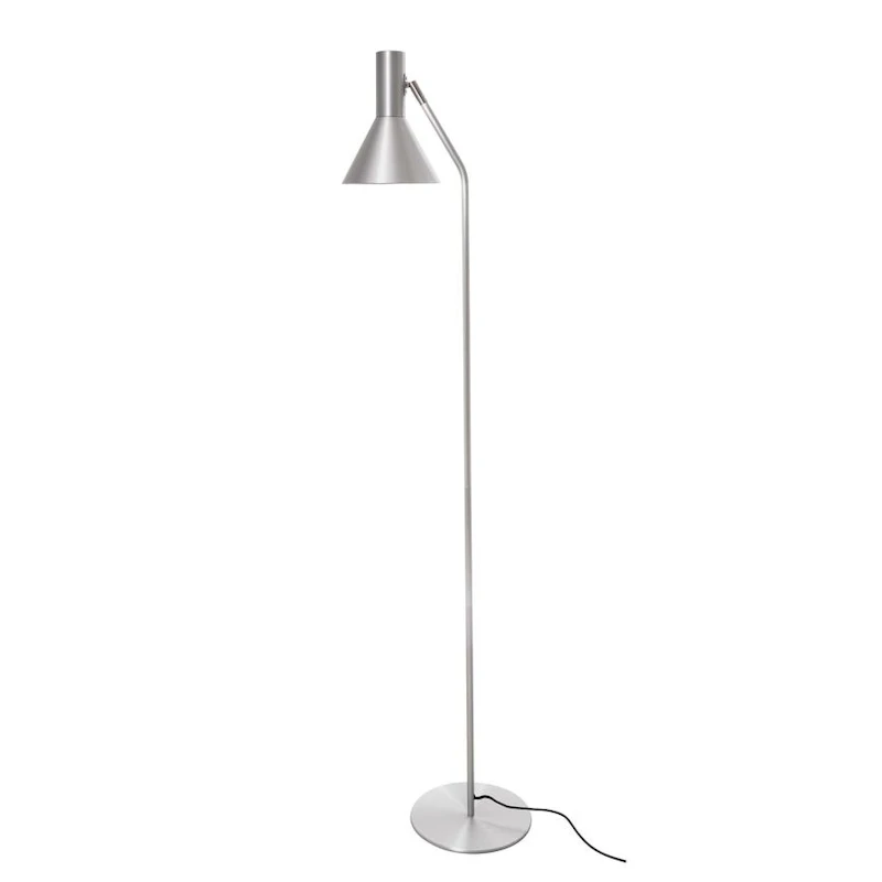 Lyss Golvlampa Borstad Aluminium