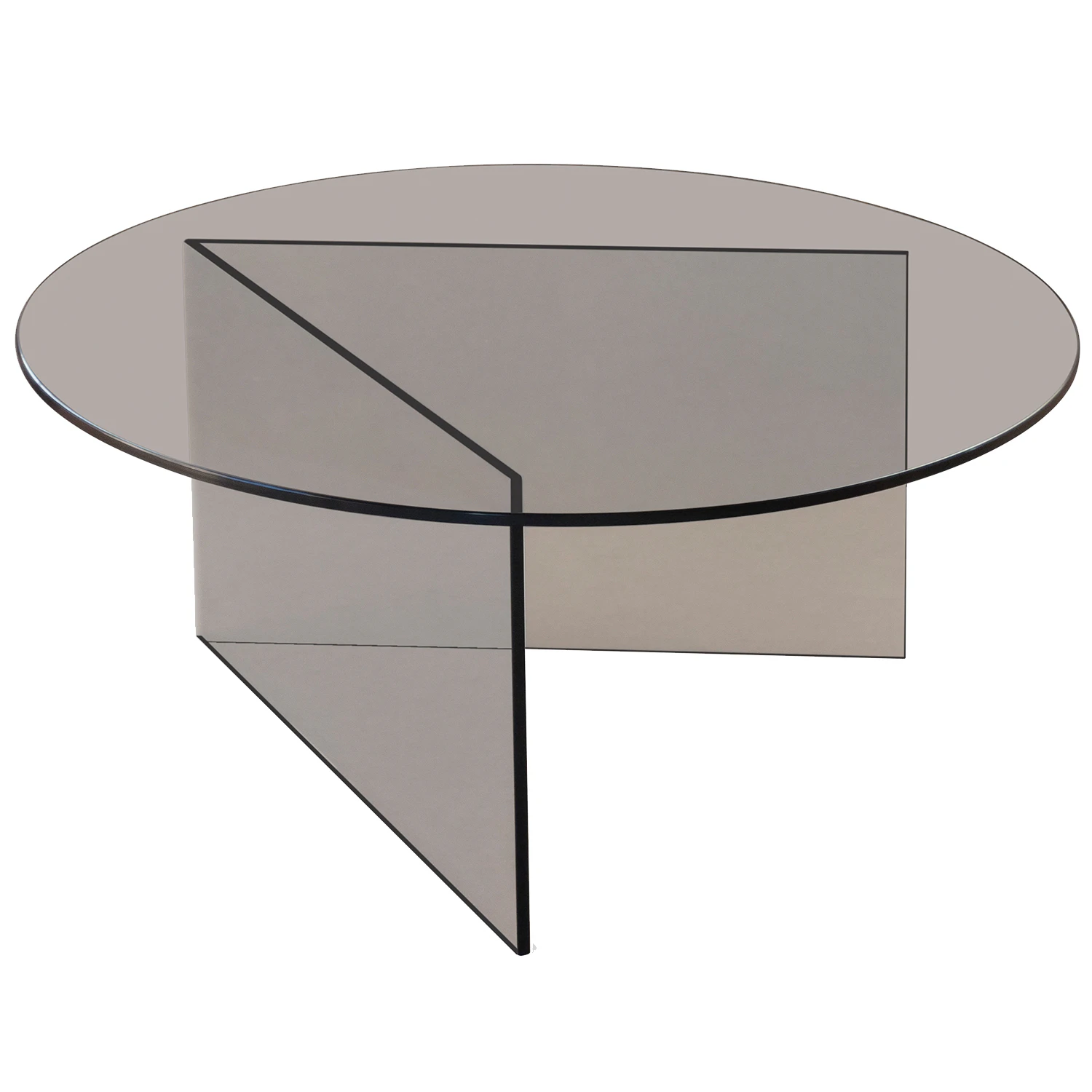 Friends & Founders Pond Soffbord &Oslash;80 Cm Brons - Soffbord Glas Brons - 2091-04