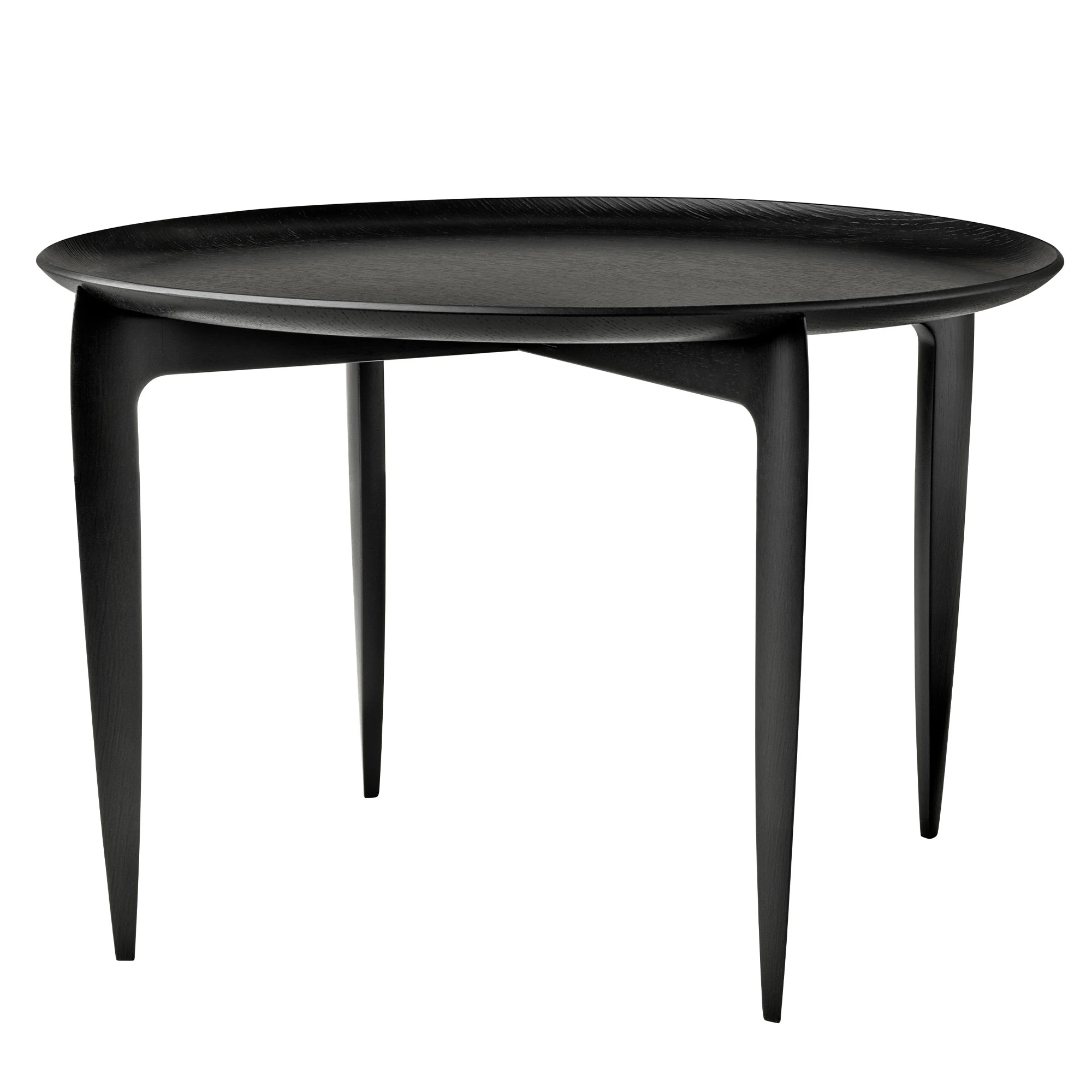 Fritz Hansen Tray Soffbord Svart - Soffbord Lackerad Ekfan&eacute;r Svartlackad Ek - 840122