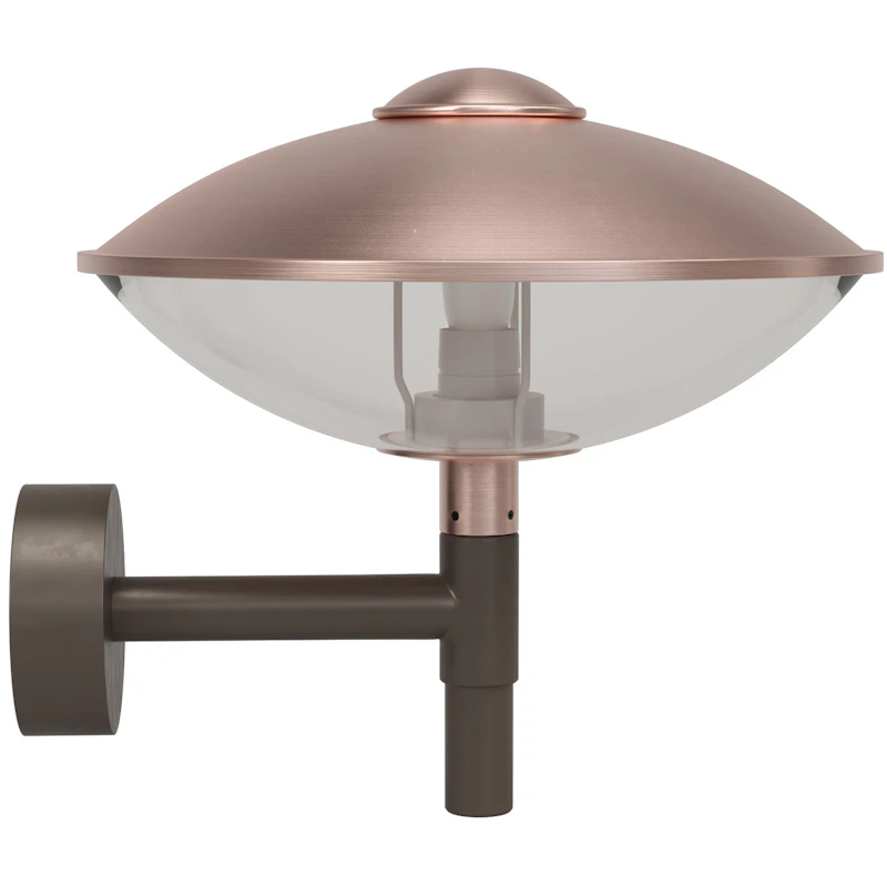 HL410 Vägglampa, Koppar / Klar