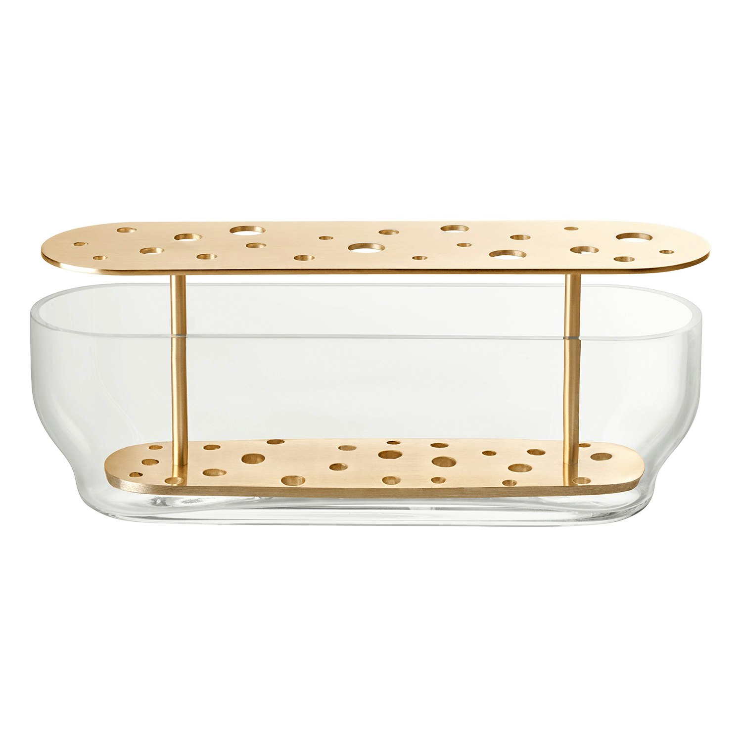 Fritz Hansen Ikebana Long Vas M&auml;ssing - Vaser Rostfritt St&aring;l M&auml;ssing - 840142