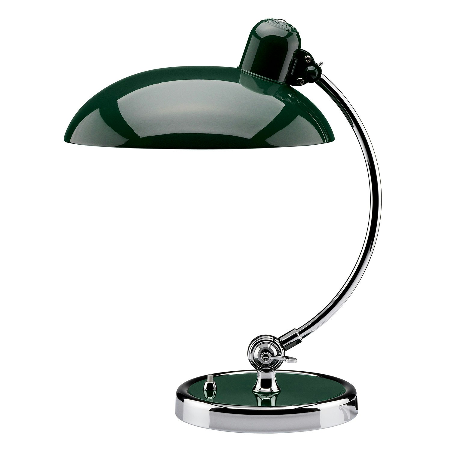 Fritz Hansen Kaiser Idell 6631-t Luxus Bordslampa Mörkgrön - Bordslampor Stål Grön - 62701706