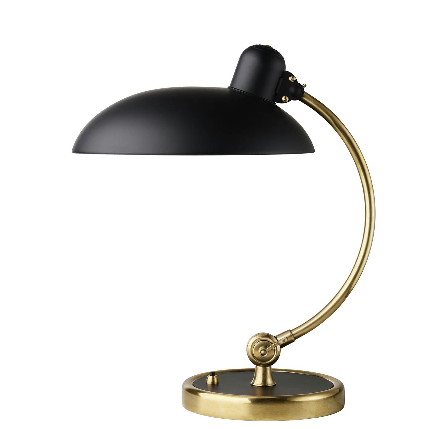 Fritz Hansen Kaiser Idell 6631-t Luxus Bordslampa Mässing / Mattsvart - Bordslampor Stål Mässing - 92720908