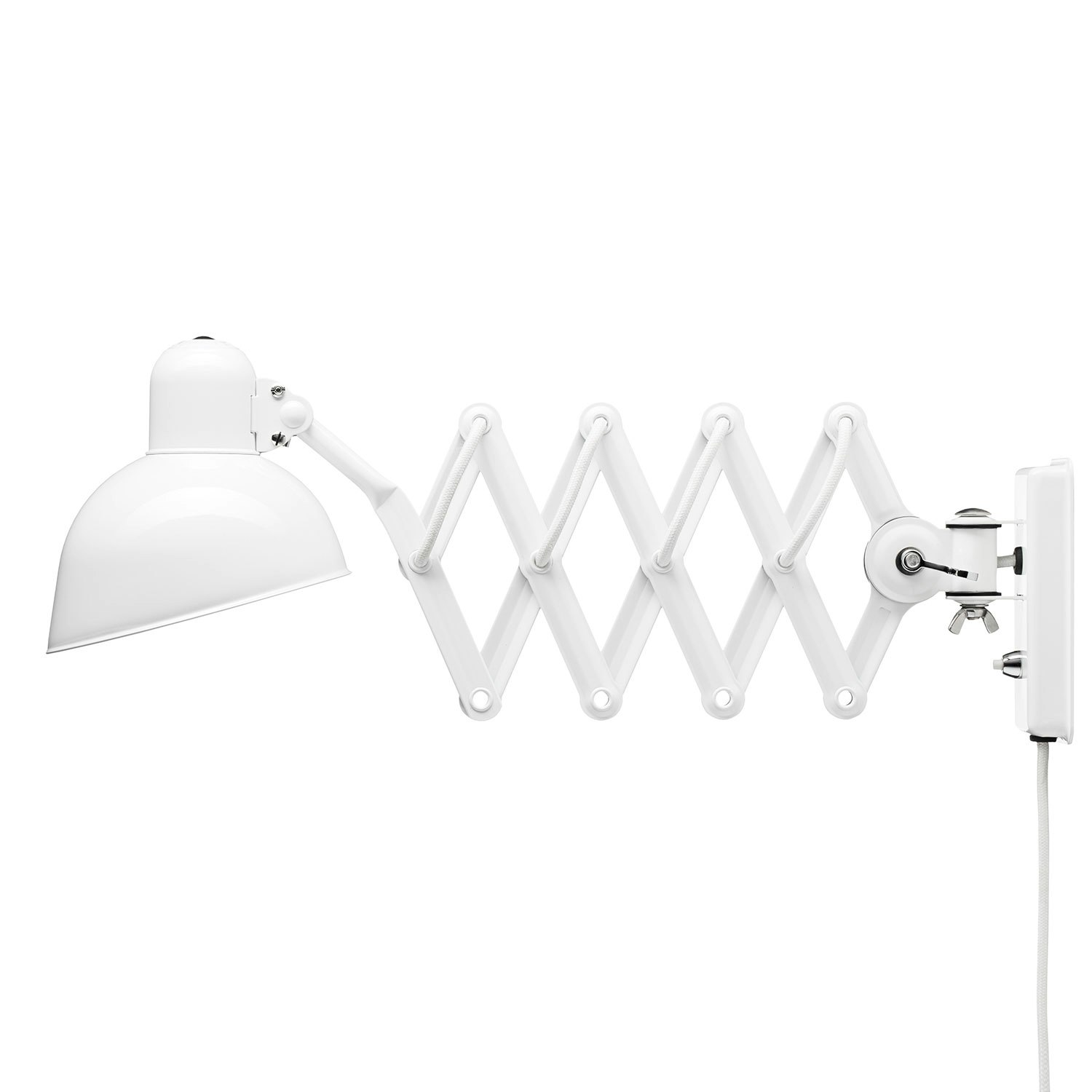 Fritz Hansen Kaiser Idell 6718-w Vägglampa Vit - Vägglampor Stål Vit - 63702305
