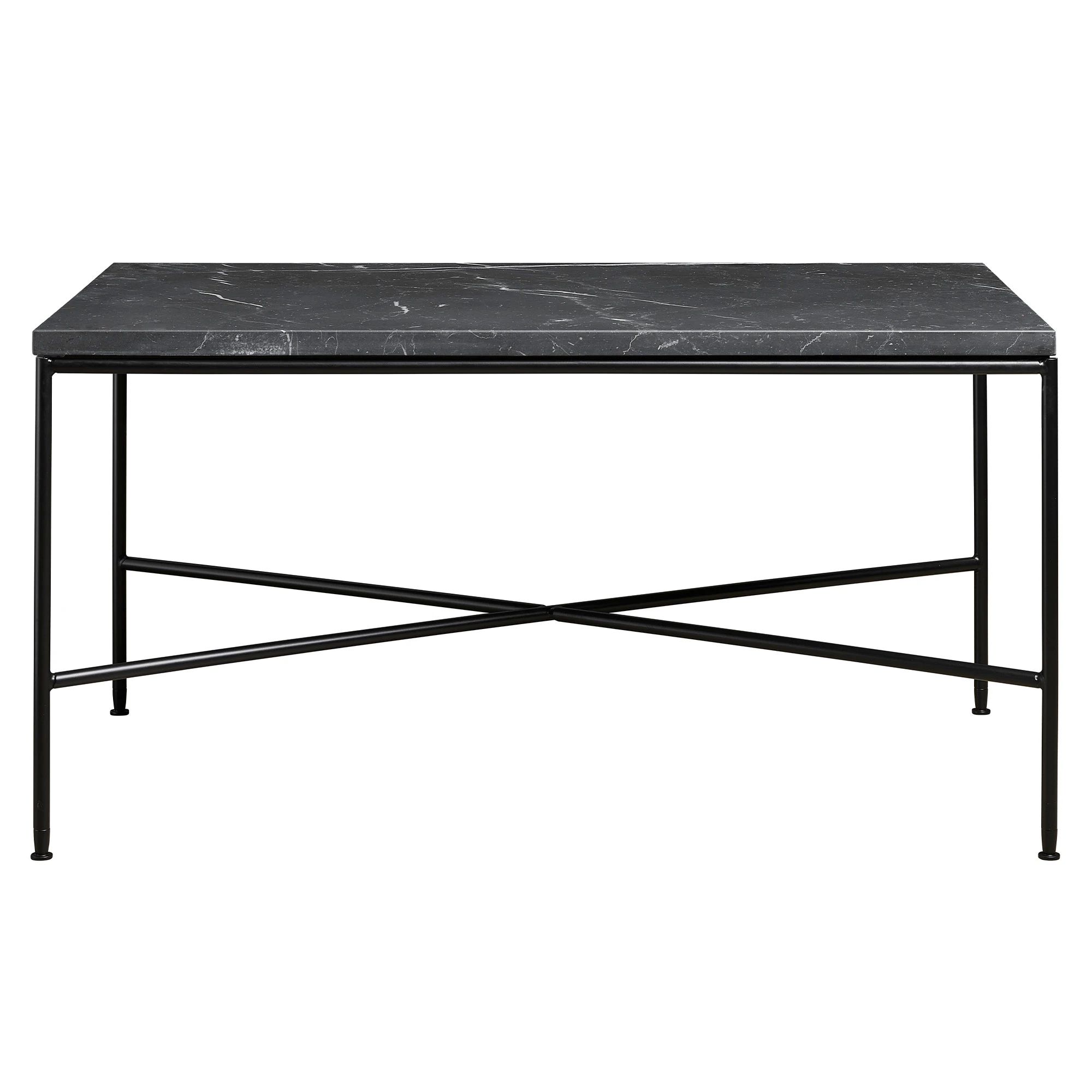 Fritz Hansen Planner Soffbord 80x80 Cm Charcoal - Soffbord Marmor Svart - 5702370003104