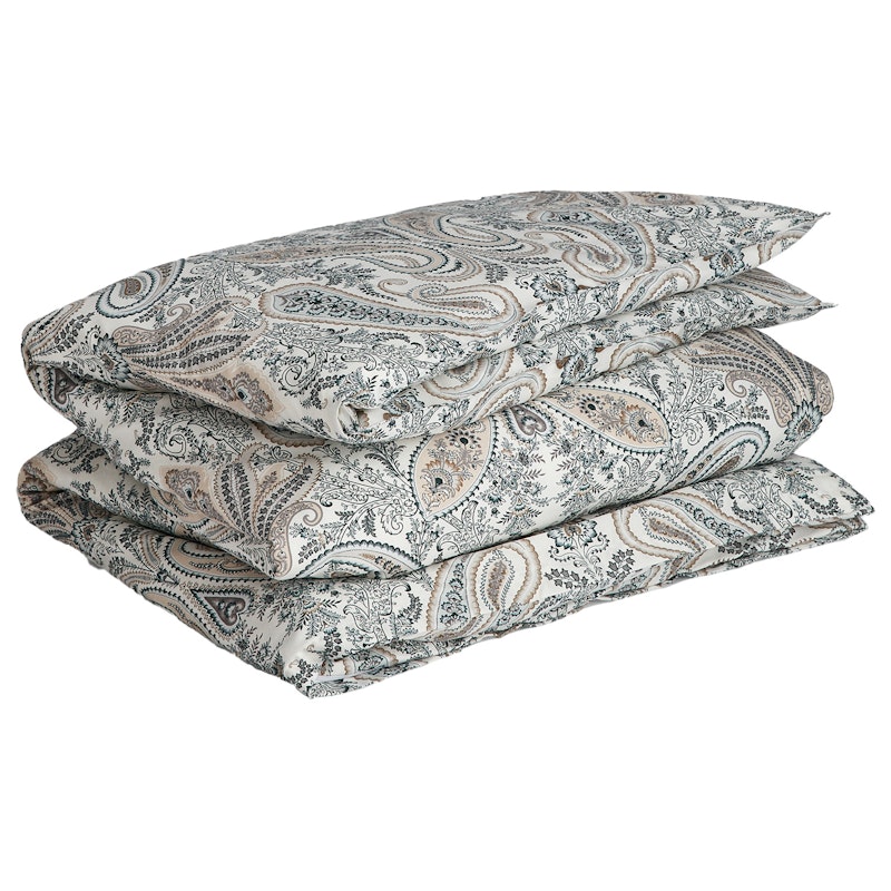 Key West Paisley Påslakan 220x220 cm, Tartan Green