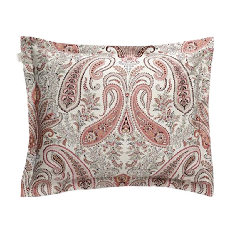 Key West Paisley Örngott 50x70 cm, Rosa