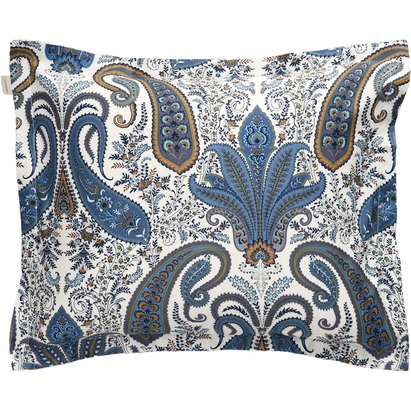 Key West Paisley Örngott 50x60 cm, Sateen Blue