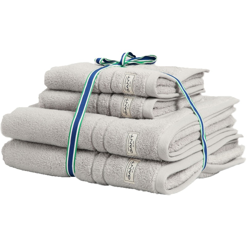 Premium Handdukar 4-pack 50x70 + 70x140 cm, Heather Grey
