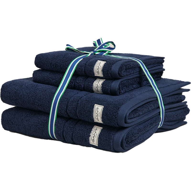 Premium Handdukar 4-pack 50x70 + 70x140 cm, Marine