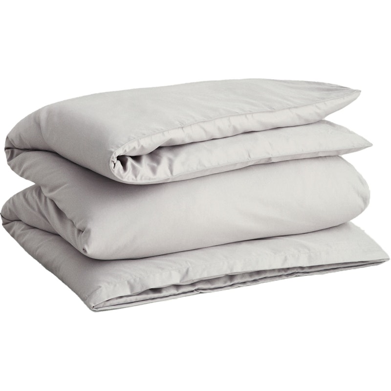 Sateen Påslakan 220x220 cm, Moon Grey