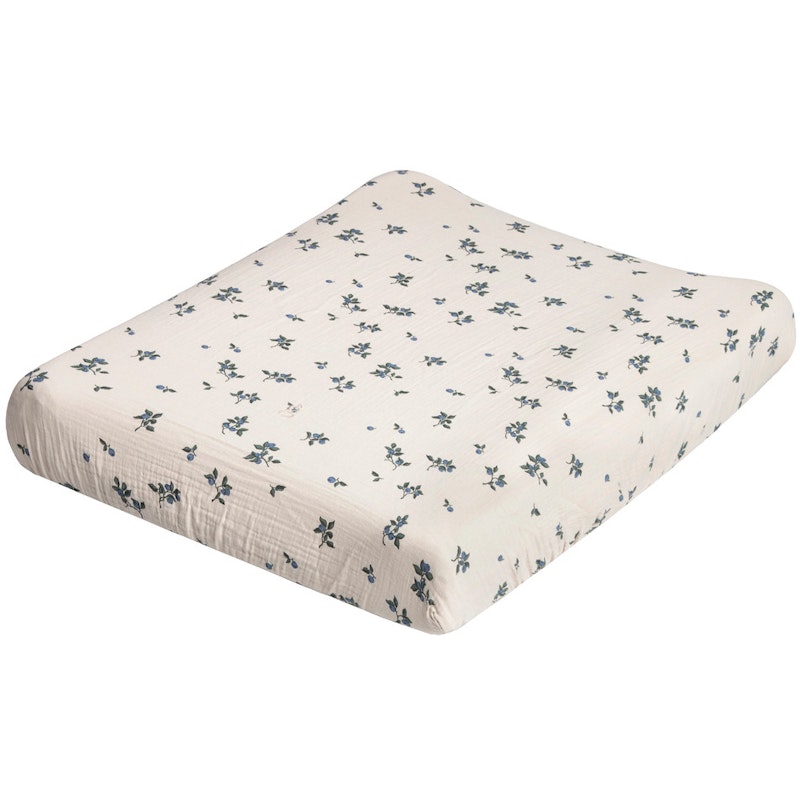 Blueberry Muslin Överdrag Till Skötbädd, 50x70 cm