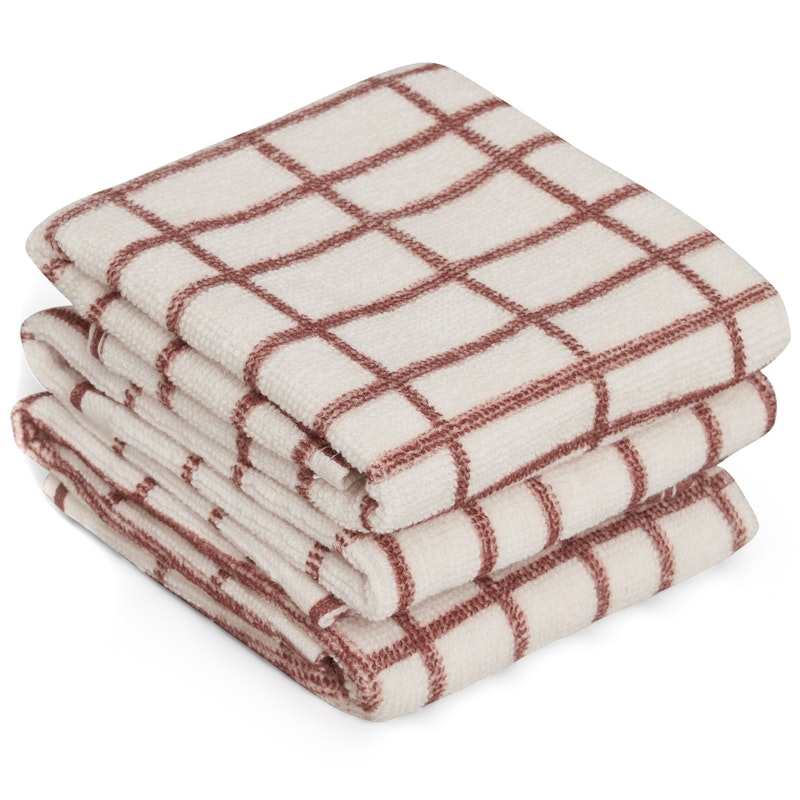 Checks Tvättlappar 3-pack, 30x30 cm