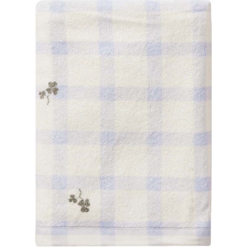 Gingham Sorrel Blue Badhandduk, 70x140 cm