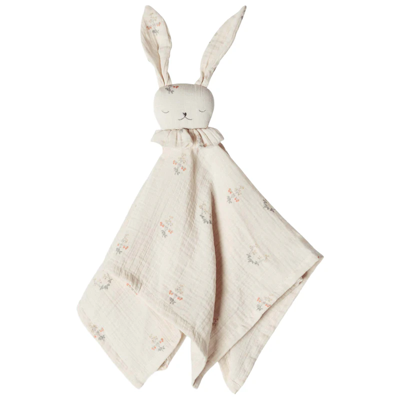La Fraise Muslin Snuttefilt Kanin, 48x48 cm