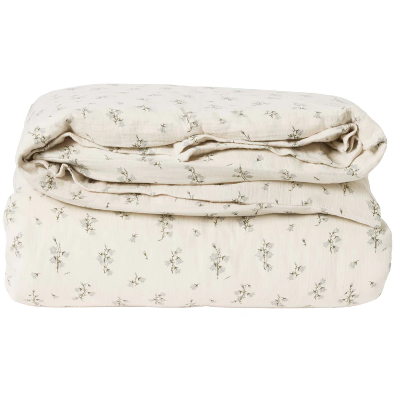 Bluebell Muslin Påslakan Enkel, 150x210 cm