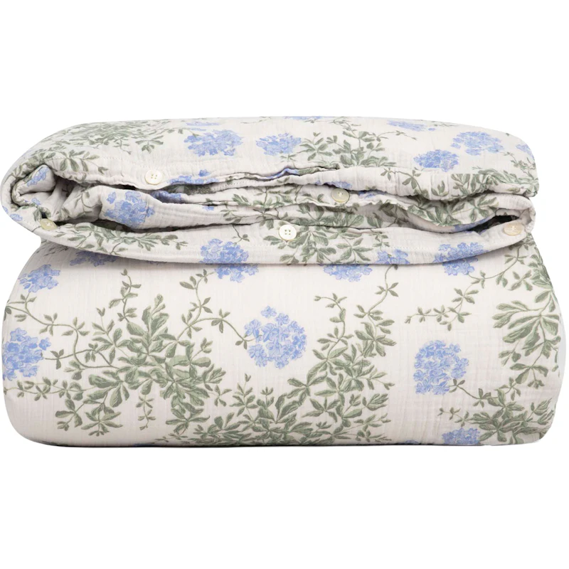 Plumbago Muslin Påslakan Enkel, 150x210 cm