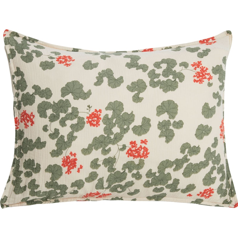 Pelargonium Muslin Örngott, 50x70 cm