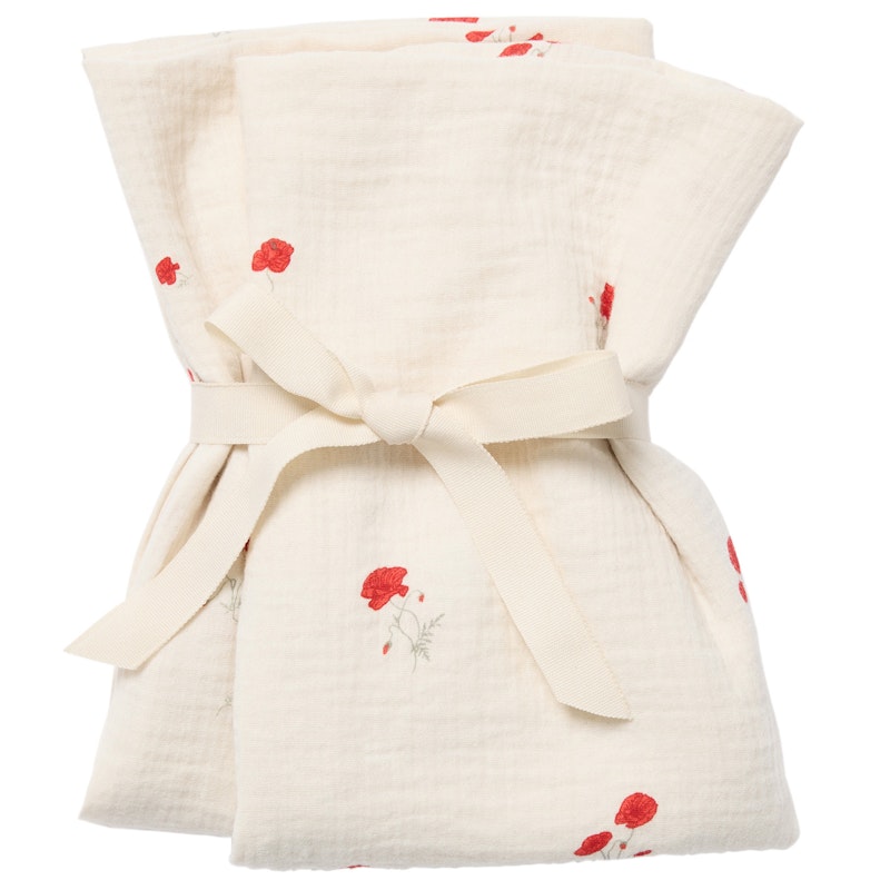 Poppy Muslinfiltar 2-pack, 60x60 cm