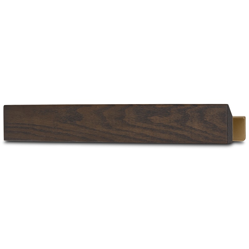 Flex Vägghylla Magnetisk 40 cm, Mörk Ek / Mässing